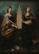 Bartolome Esteban Murillo St. Justa and St. Rufina oil painting